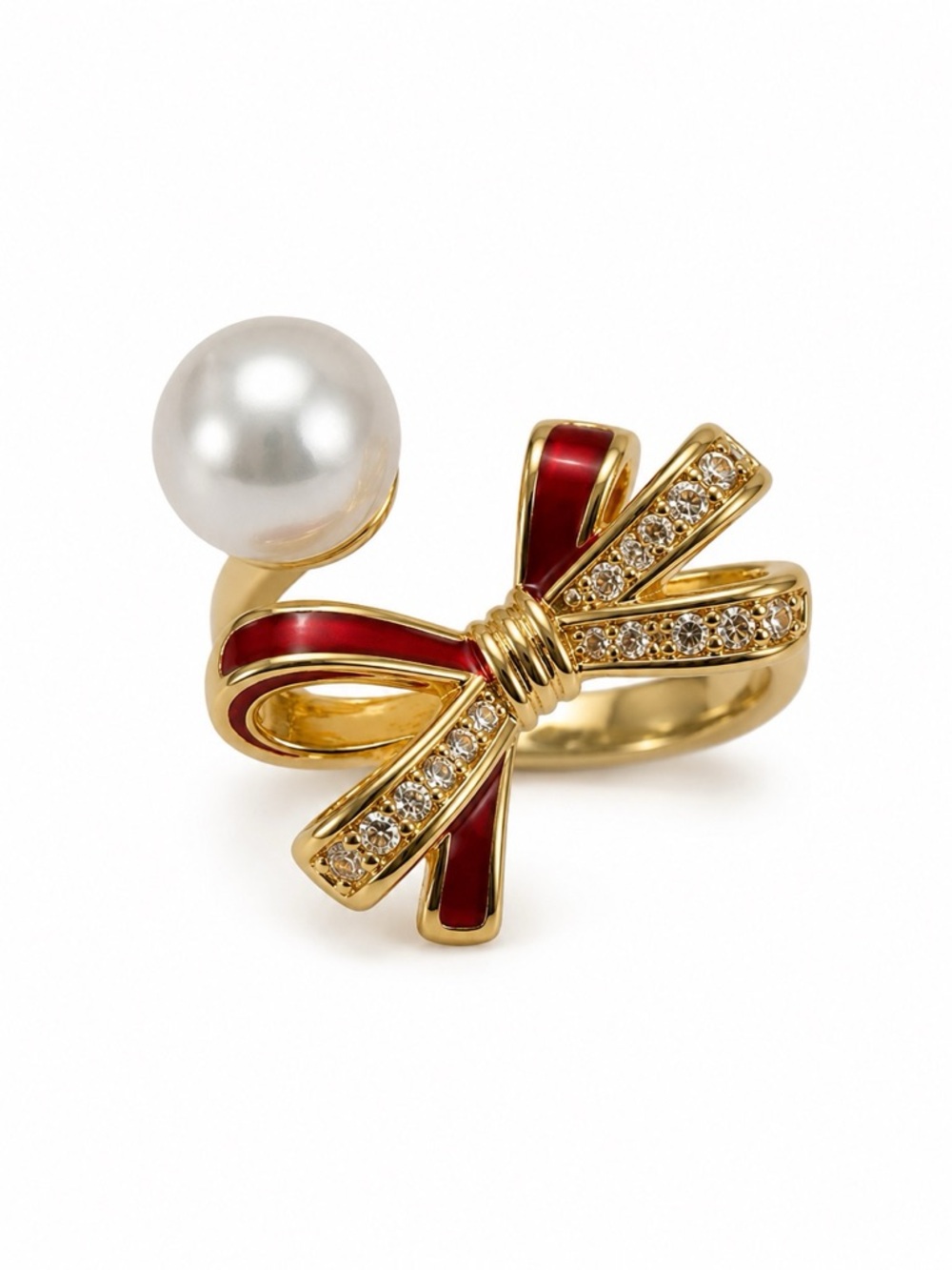 Freshwater Pearl Bow Ring